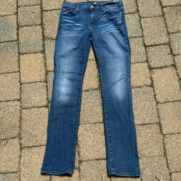 7 For All Mankind Denim - 7 for all mankind straight leg size 29
